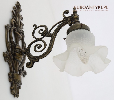 duży barokowy kinkiet