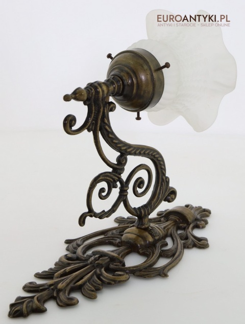 klasyczny kinkiet mosiężny