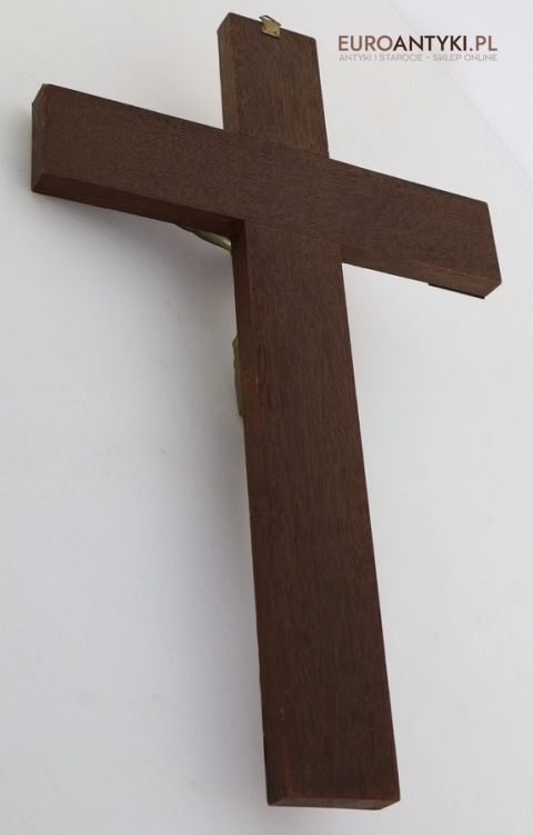 antyk krzyż ścienny z inskrypcją