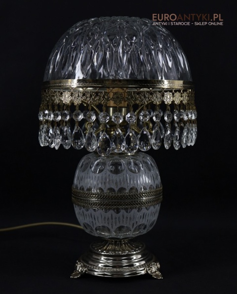 antyczna lampa stołowa