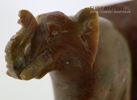 ręcznie rzeźbione słonie marmurowe podpórki