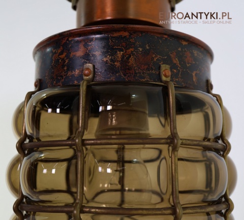 industrialna lampa z Francji retro styl