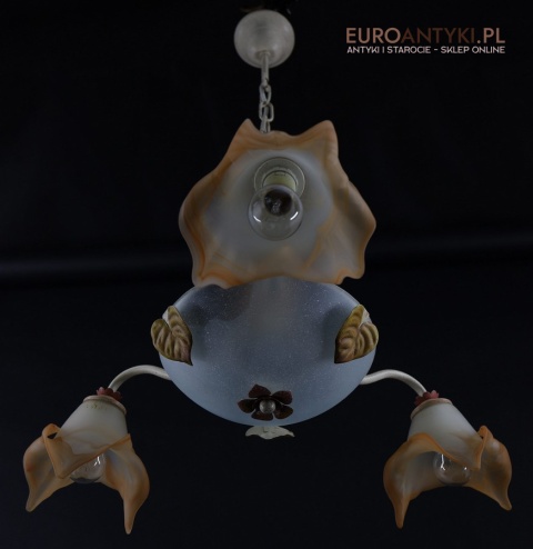 mini żyrandol shabby chic