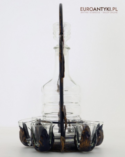 wiejski koszyk na alkohol