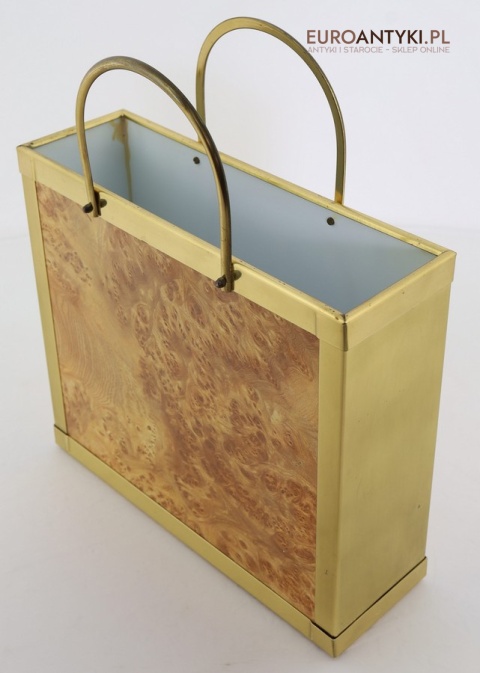 mosiężna skrzynka retro