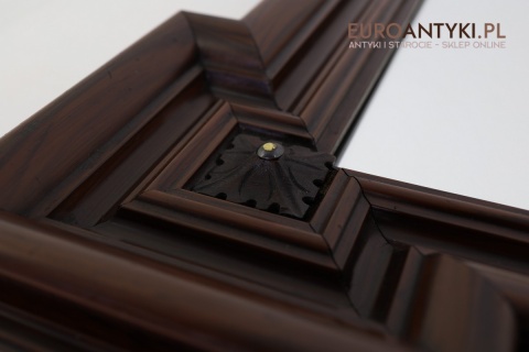 antyczna rama z litego drewna