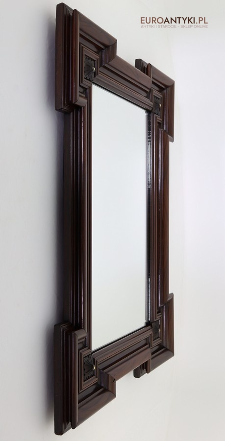 eklektyczne lustro do gabinetu