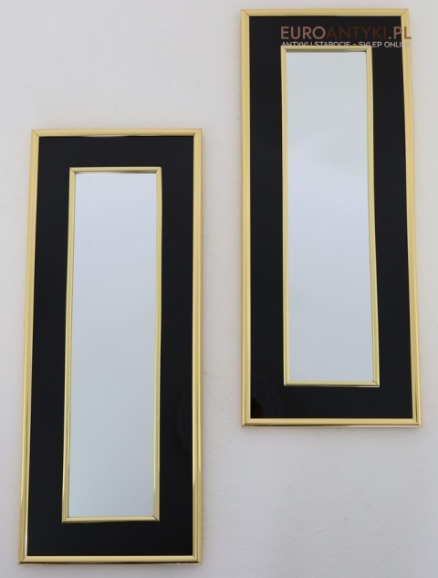 lustra Art Deco  w mosiężnych ramach