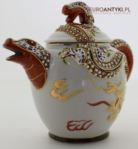 porcelana smok moriage vintage