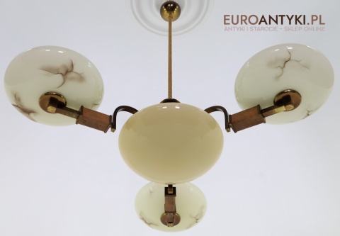 oryginalna lampa wisząca art deco