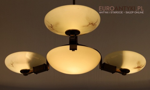 art deco oświetlenie orygianlne