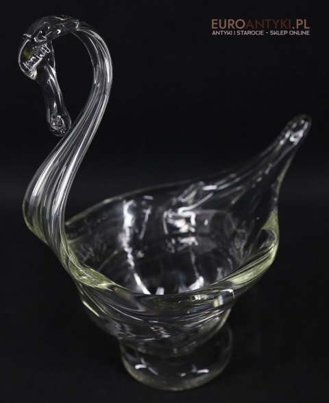 łabędź patera dekoracyjna lata 50