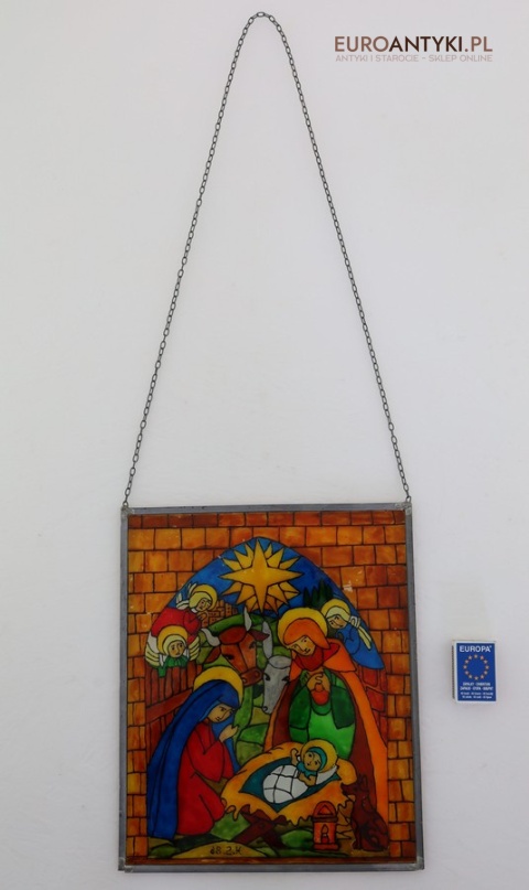 francuski witraż boże narodzenie