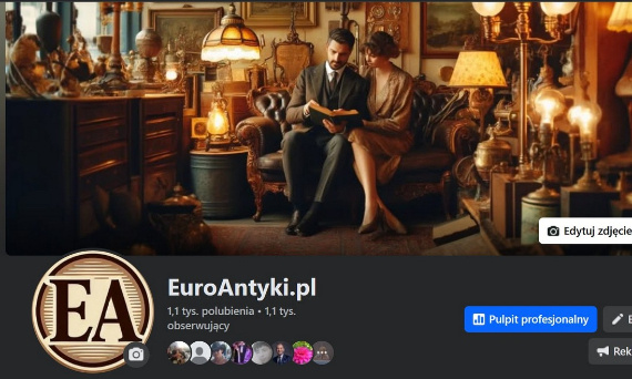Jesteśmy na Facebooku – dołącz do świata antyków online!