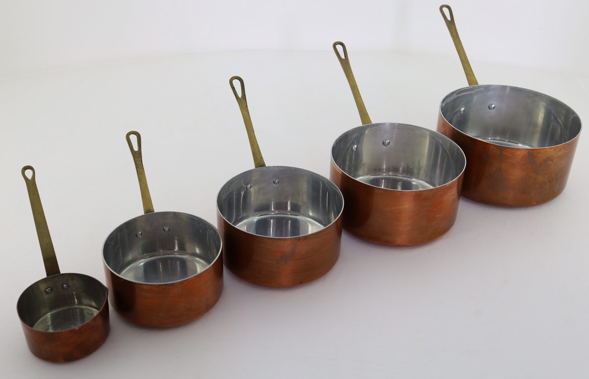 Ozdoby kuchenne w stylu rustykalnym i antycznym – miedziane garnki i inne dodatki