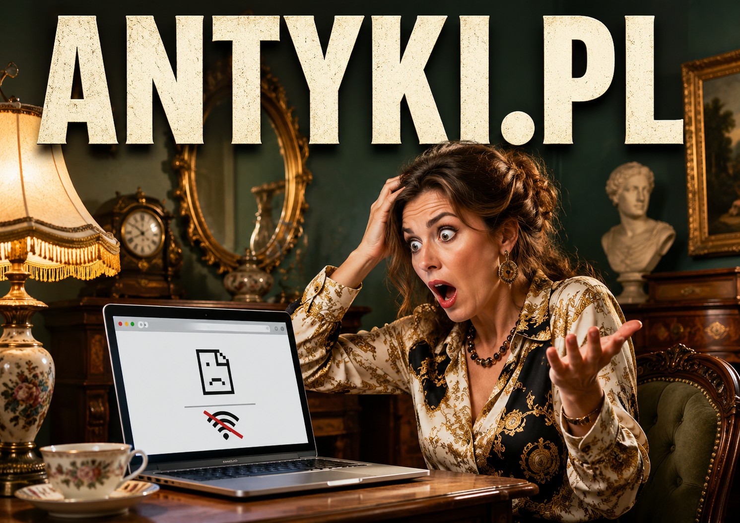 Antyki.pl od lat milczy. Jak zmarnować potężną domenę?