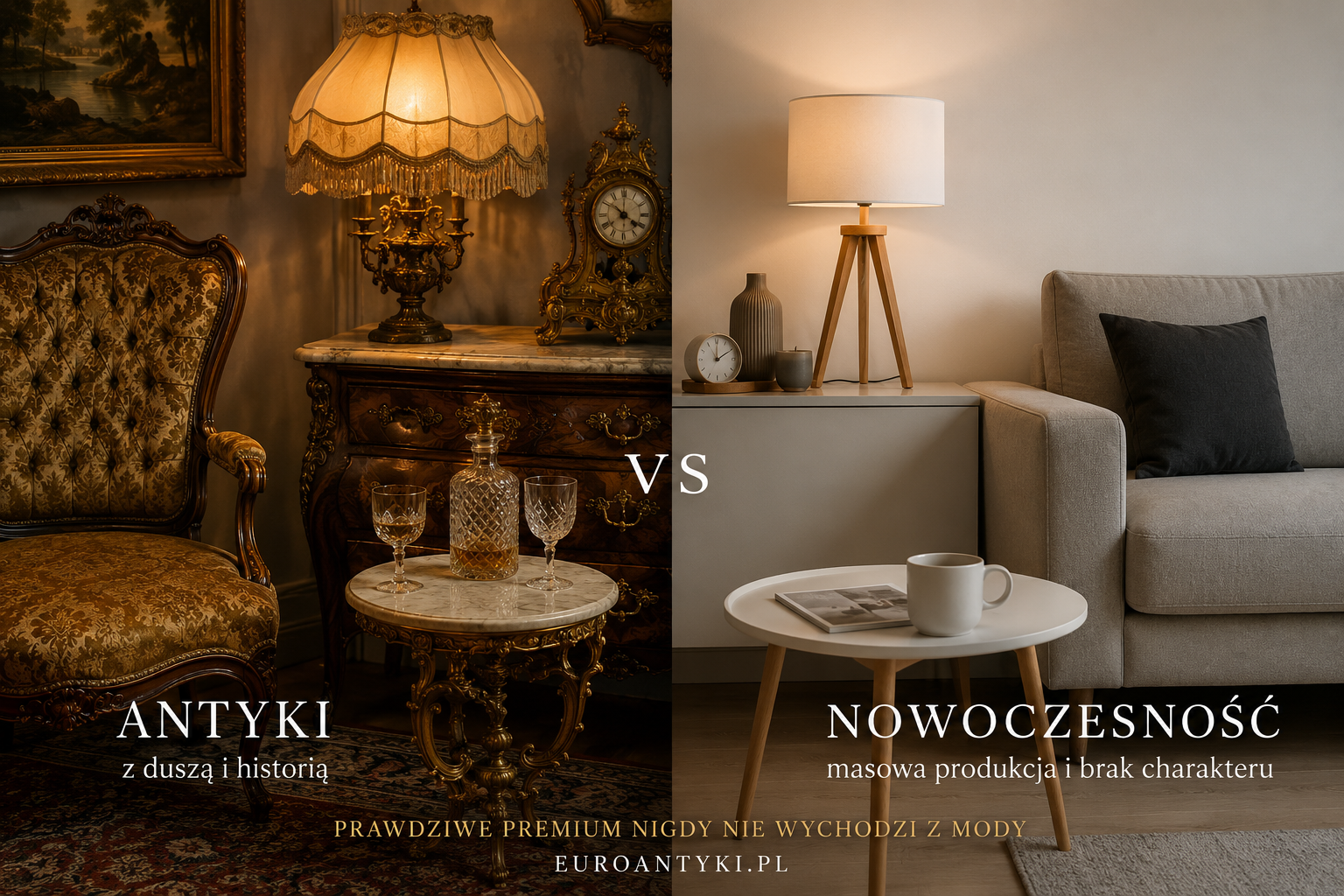 Przedmioty premium? Dlaczego antyki i starocie miażdżą nowoczesne produkty