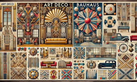 Art Deco vs Bauhaus - Różnice i Podobieństwa