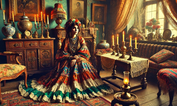 Styl cygański – jak kultura Romów wpłynęła na świat antyków, wnętrz i mody vintage