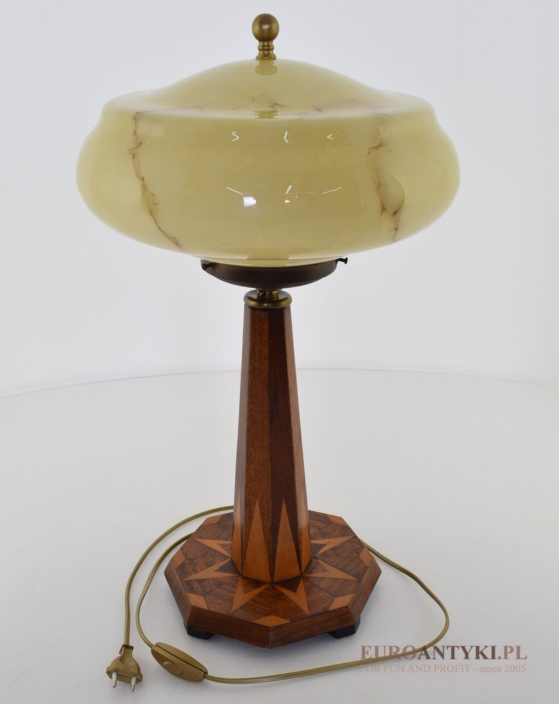Biedermeier lampa na biurko