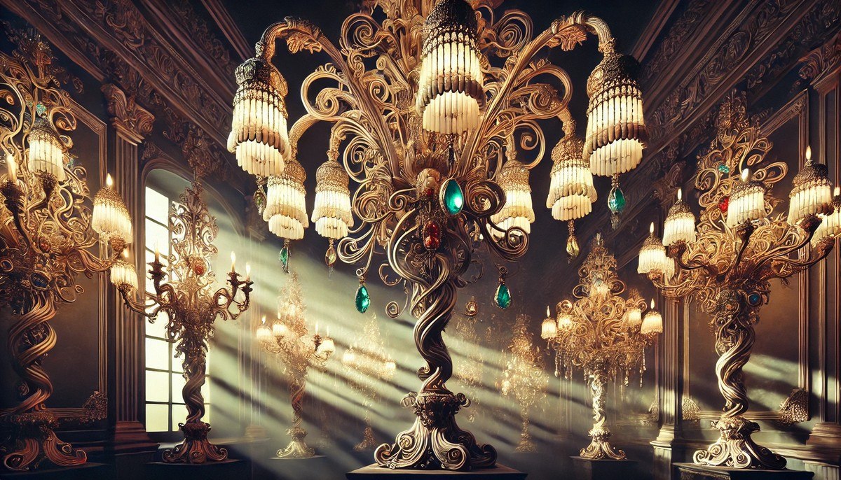 Manieryzm w oświetleniu – Żyrandole i lampy 