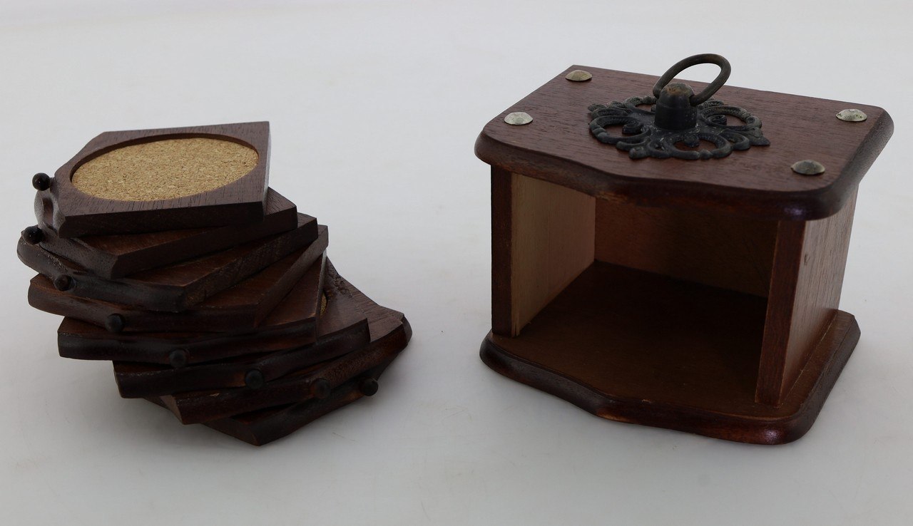 Podstawki retro vintage pod drinka