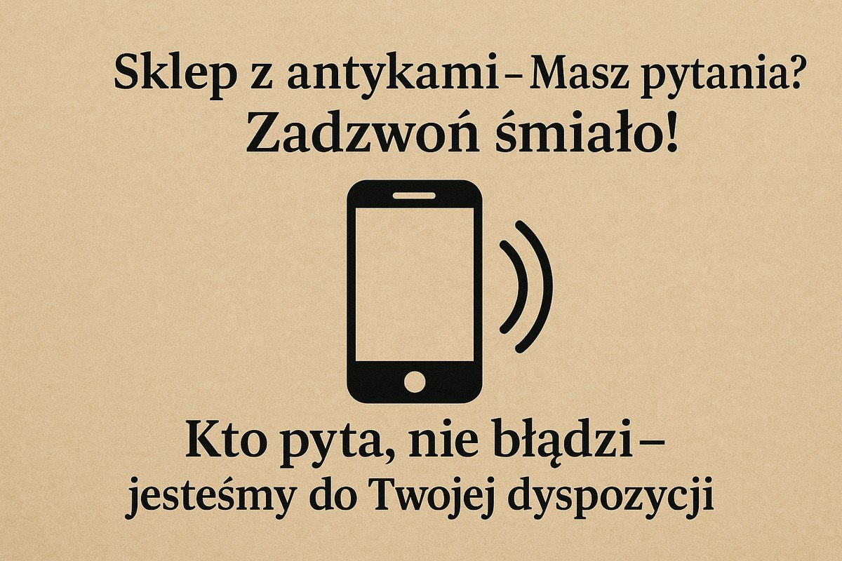 sklep z antykami - zadzwoń i zapytaj