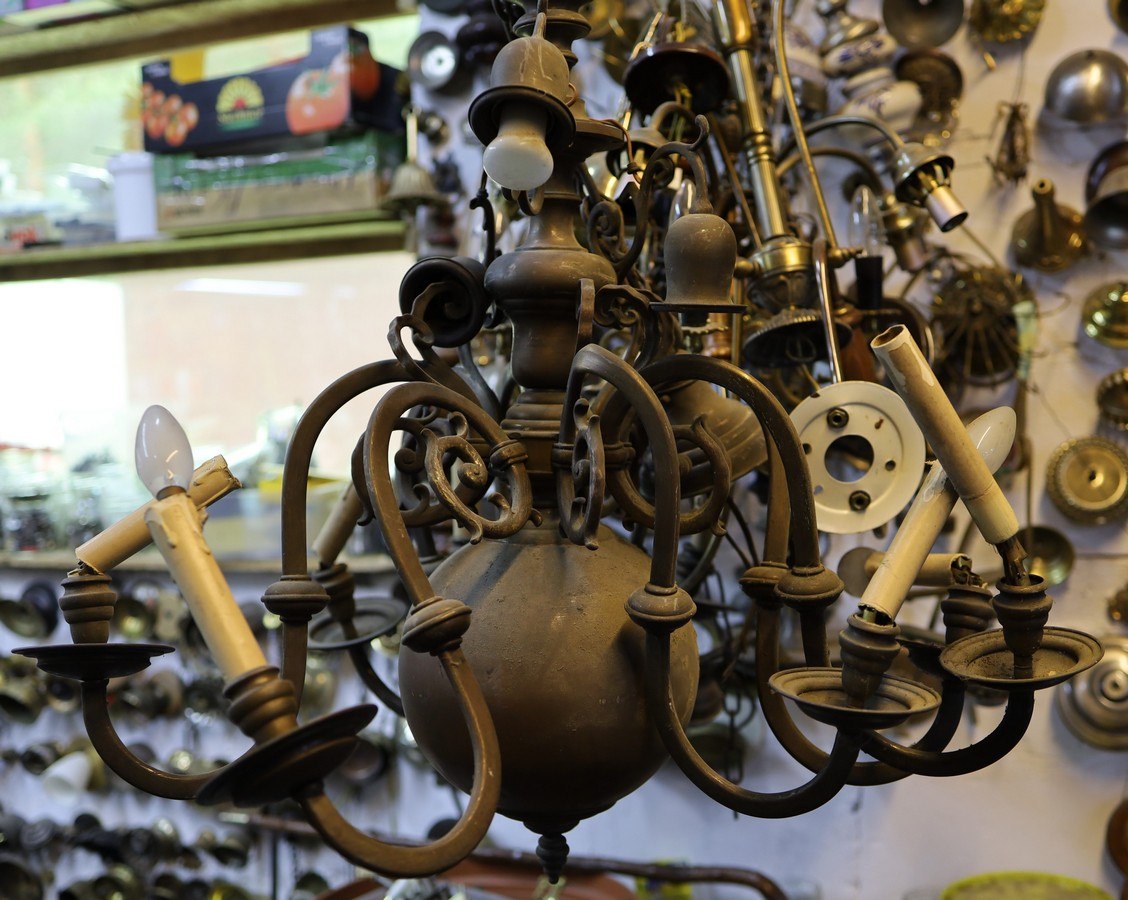 ratujemy antyczny żyrandol