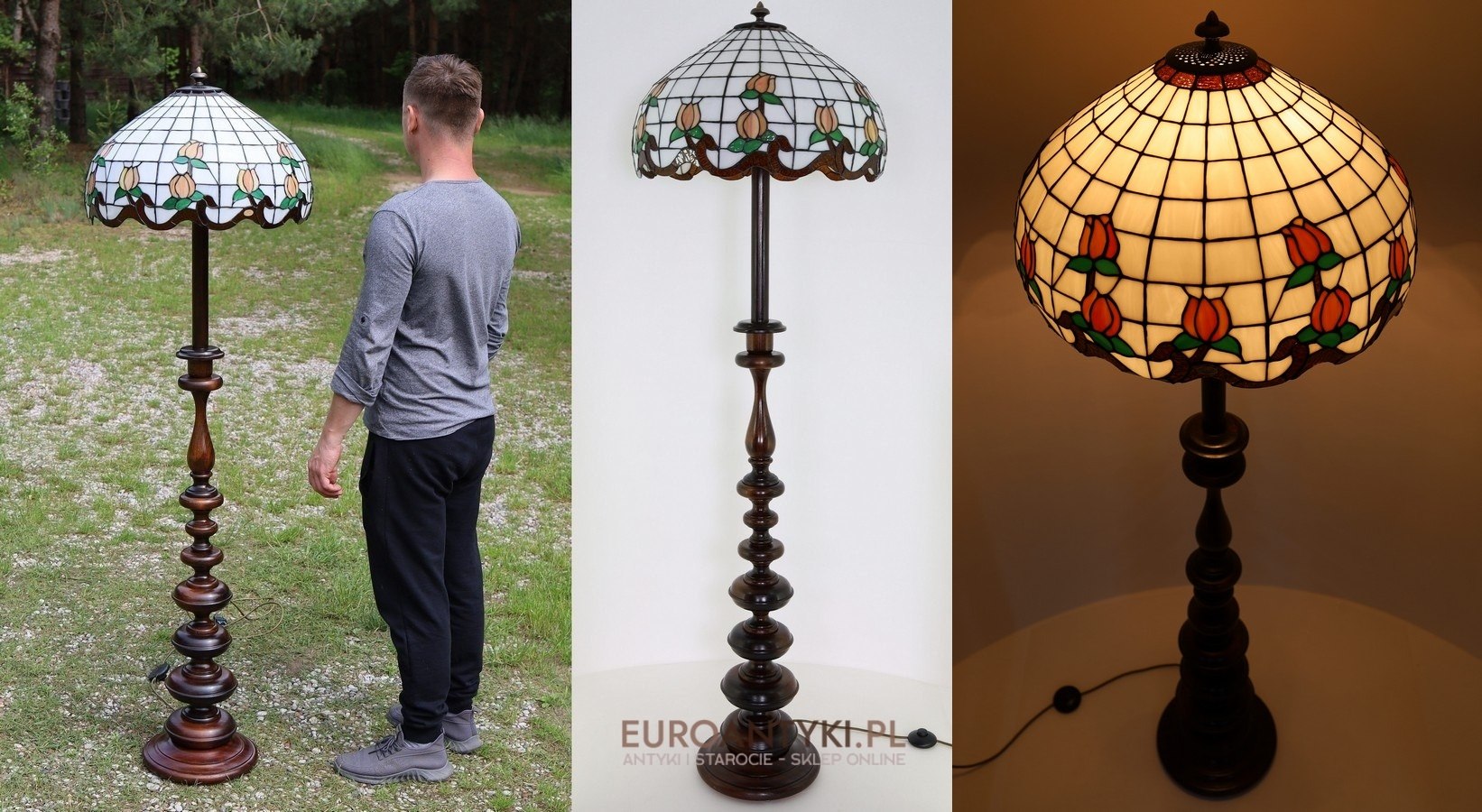 lampy podłogowe tiffany