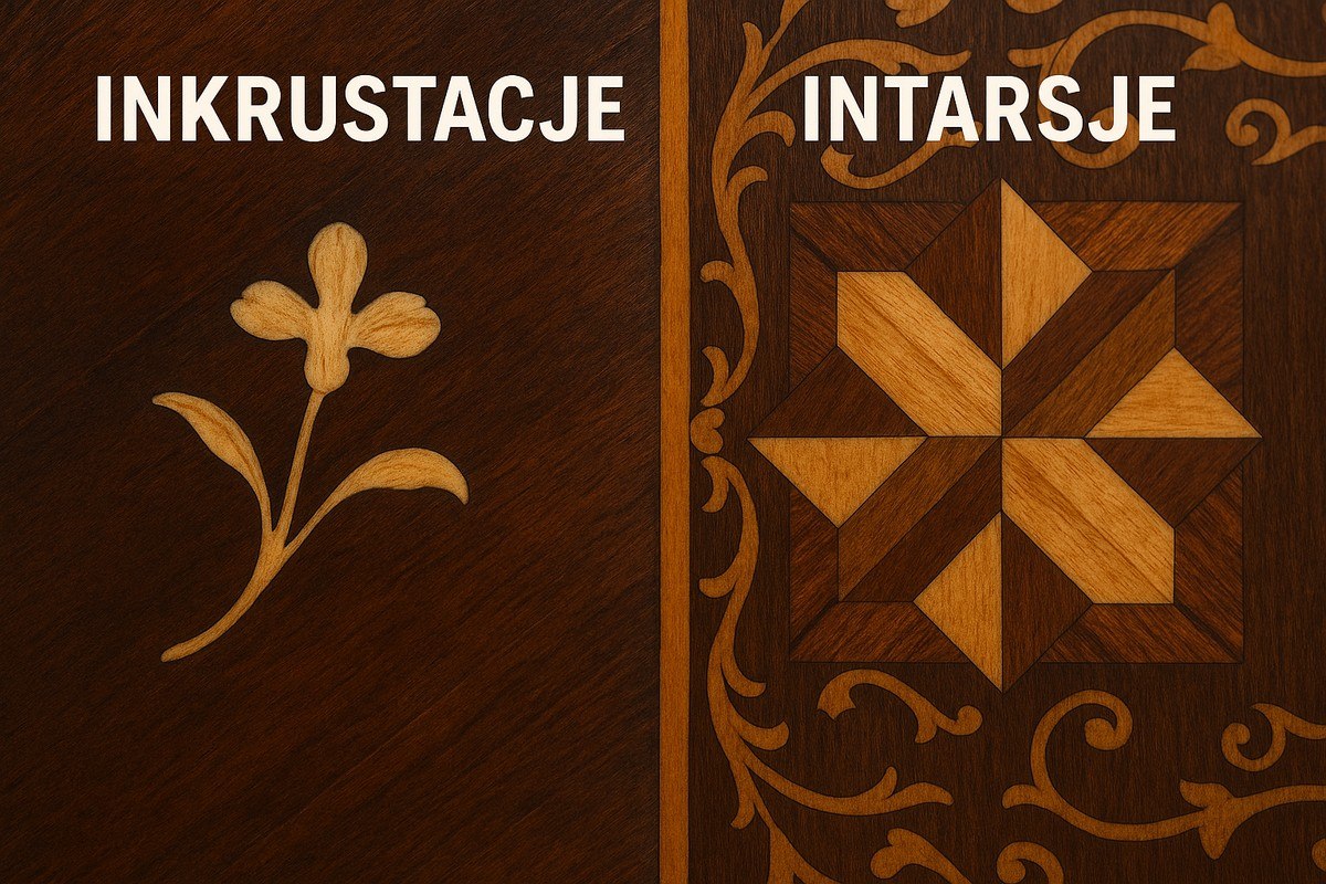 Inkrustacje vs intarsje