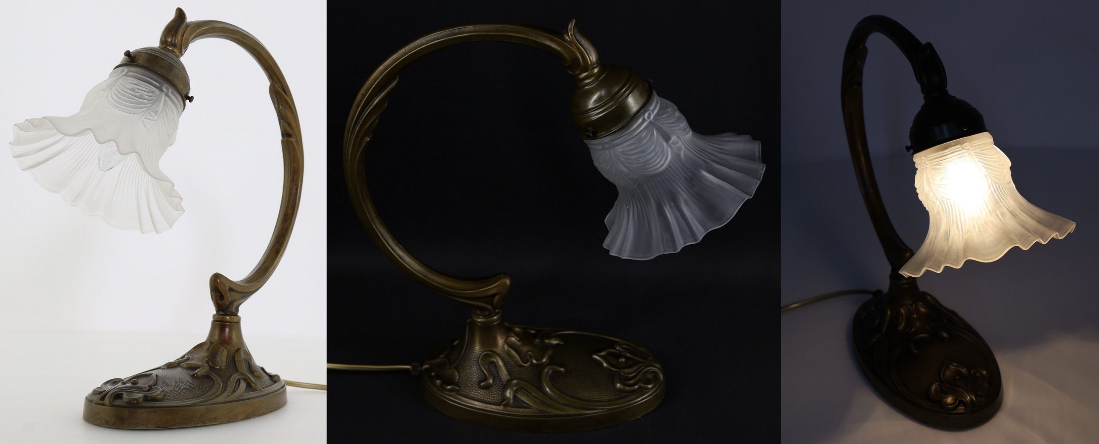 oświetlenie z okresu art nouveau